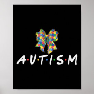Autismus Bewusstsein Autismus Squad Unterstützung Poster