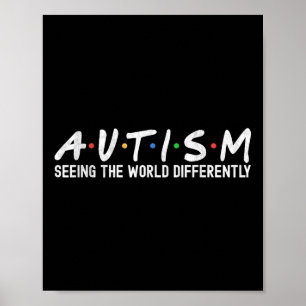 Autismus Bewusstsein Autismus Squad Unterstützung Poster