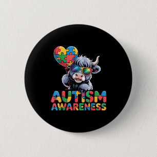Autismus-Bewusstsein autistisch Button