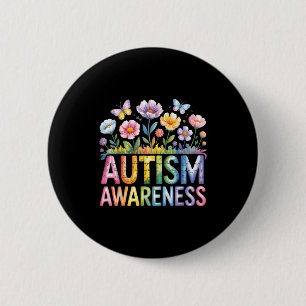Autismus-Bewusstsein autistisch  Button