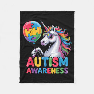 Autismus-Bewusstsein autistisch Fleecedecke