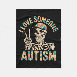 Autismus-Bewusstsein autistisch  Fleecedecke
