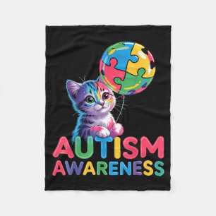 Autismus-Bewusstsein autistisch Fleecedecke