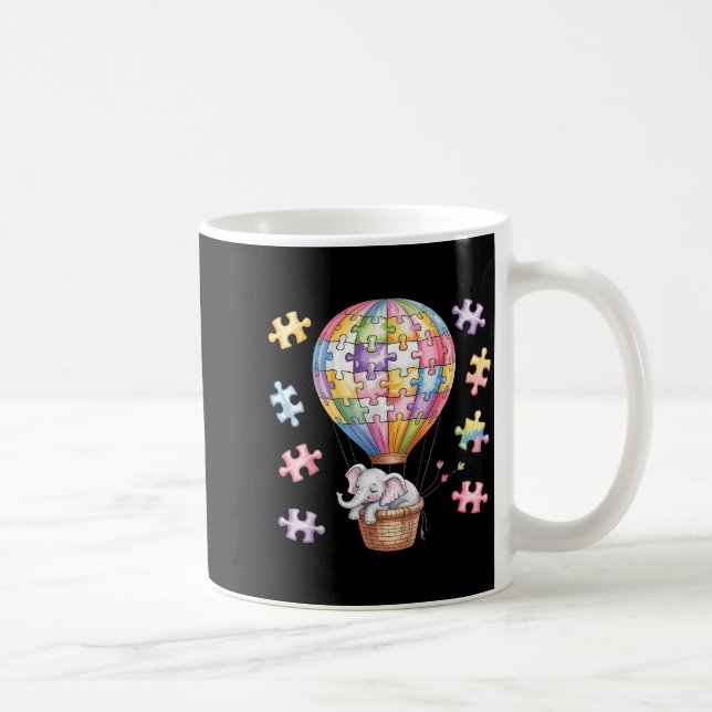 Autismus-Bewusstsein autistisch  Kaffeetasse (Rechts)