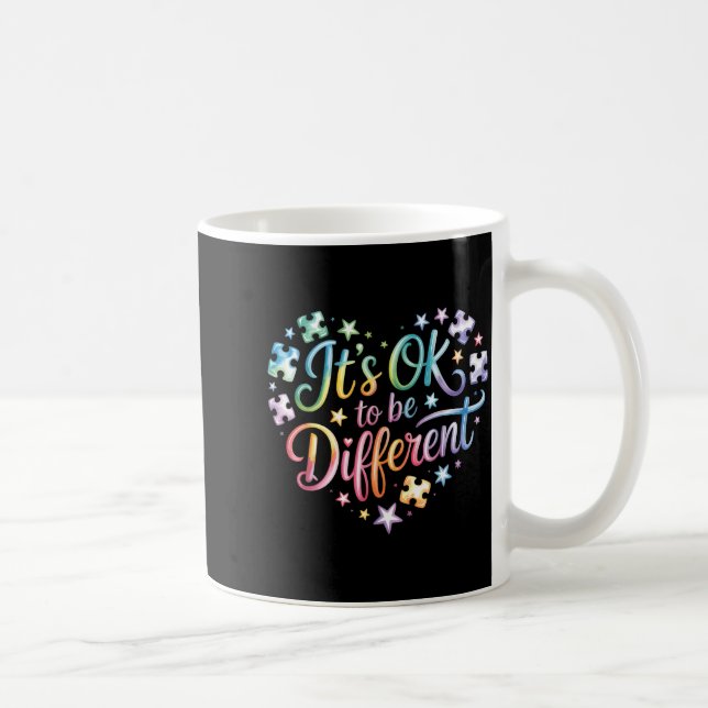Autismus-Bewusstsein autistisch  Kaffeetasse (Rechts)
