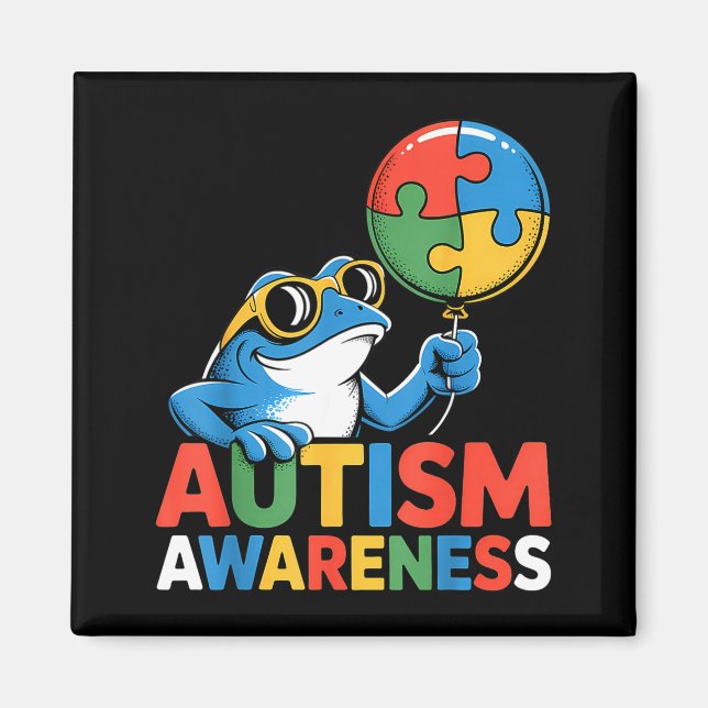 Autismus-Bewusstsein autistisch  Magnet (Vorne)