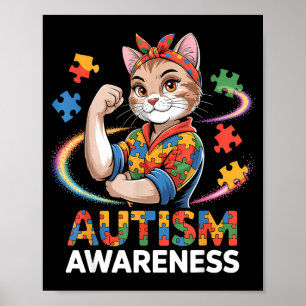 Autismus-Bewusstsein autistisch Poster