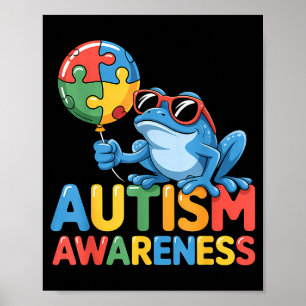 Autismus-Bewusstsein autistisch  Poster