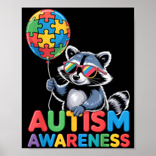 Autismus-Bewusstsein autistisch Poster
