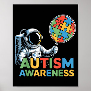 Autismus-Bewusstsein autistisch Poster