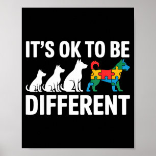 Autismus-Bewusstsein autistisch  Poster