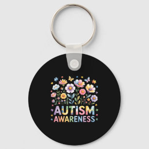 Autismus-Bewusstsein autistisch Schlüsselanhänger