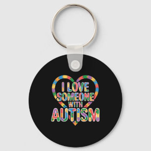 Autismus-Bewusstsein autistisch Schlüsselanhänger