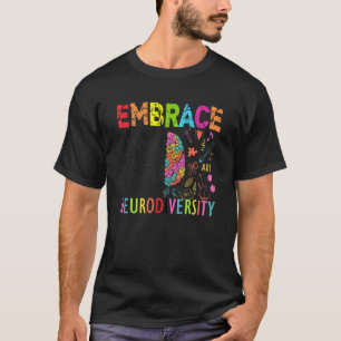 Autismus-Bewusstsein Autistischer Sohn Umarme Neur T-Shirt