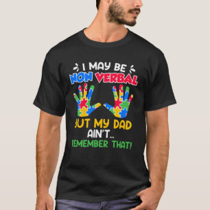 Autismus-Bewusstsein autistisches Kind Nonverbal T-Shirt