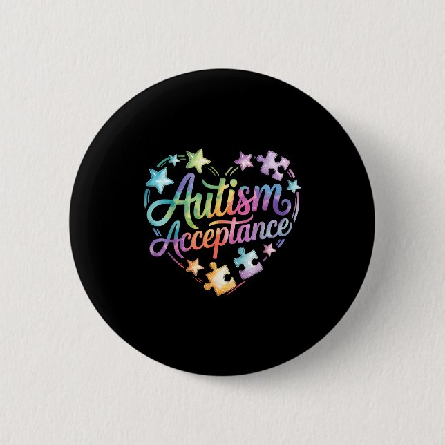 Autismus-Bewusstsein  Button (Vorderseite)