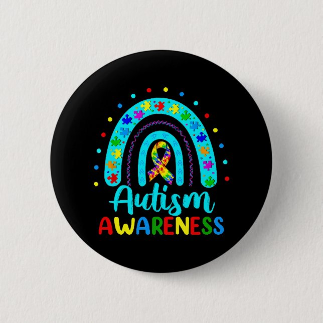 Autismus-Bewusstsein Button (Vorderseite)