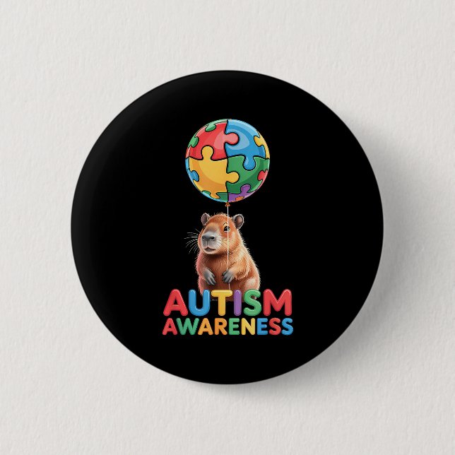 Autismus-Bewusstsein  Button (Vorderseite)