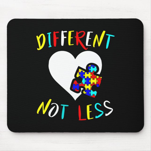 Autismus Bewusstsein Design Geschenk anders als Mousepad (Vorne)