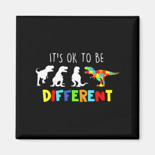 Autismus Bewusstsein Dinosaurier Kid Boys sein Ok  Magnet