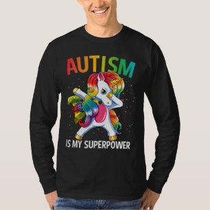 Autismus Bewusstsein Einhorn Supermacht T-Shirt