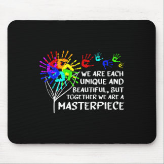 Autismus Bewusstsein Einzigartiges Meisterwerk Coo Mousepad