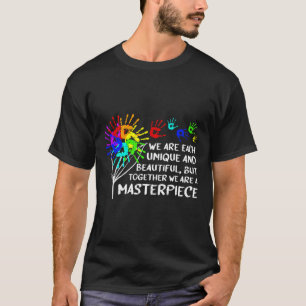 Autismus Bewusstsein Einzigartiges Meisterwerk Coo T-Shirt