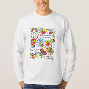 Autismus Bewusstsein Embrace Diversity Neuro-Inklu T-Shirt