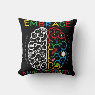 Autismus Bewusstsein Embrace Neurodiversity ADHD A Kissen