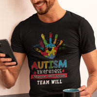 Autismus Bewusstsein Erzieher Advocate Custom Team