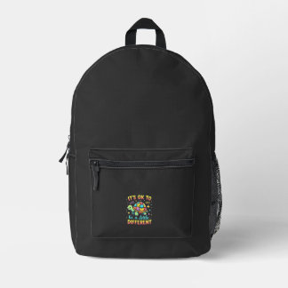 Autismus-Bewusstsein Es ist okay, ein bisschen and Bedruckter Rucksack