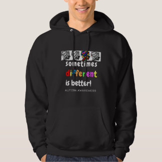 Autismus Bewusstsein farbenfroh manchmal verschied Hoodie