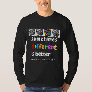 Autismus Bewusstsein farbenfroh manchmal verschied T-Shirt