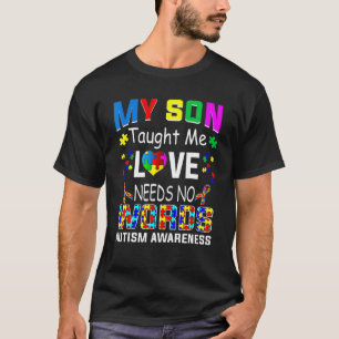 Autismus Bewusstsein Frauen Aspergers My Son T-Shirt
