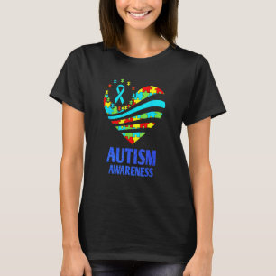 Autismus-Bewusstsein Frauen H Erzen Su Pport Auti T-Shirt