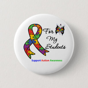 Autismus-Bewusstsein für meine Studenten Button