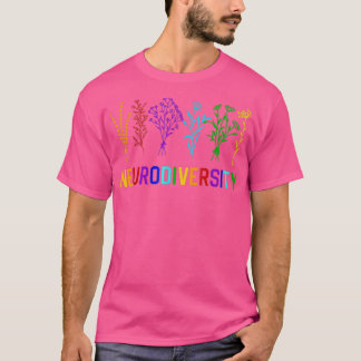 Autismus Bewusstsein für Neurovielfalt ADHS Rainbo T-Shirt