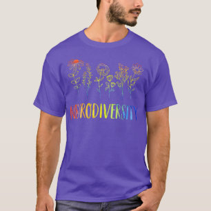 Autismus Bewusstsein für Neurovielfalt ADHS Rainbo T-Shirt