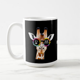 Autismus Bewusstsein Giraffe Es ist in Ordnung, an Kaffeetasse