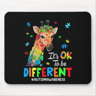 Autismus Bewusstsein Giraffe Frauen gaben sich das Mousepad