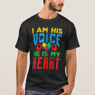 Autismus-Bewusstsein Großeltern Ich Bin Seine Stim T-Shirt