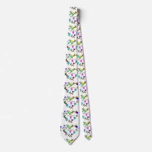 Autismus Bewusstsein Herz Puzzleteile Neck Tie Krawatte