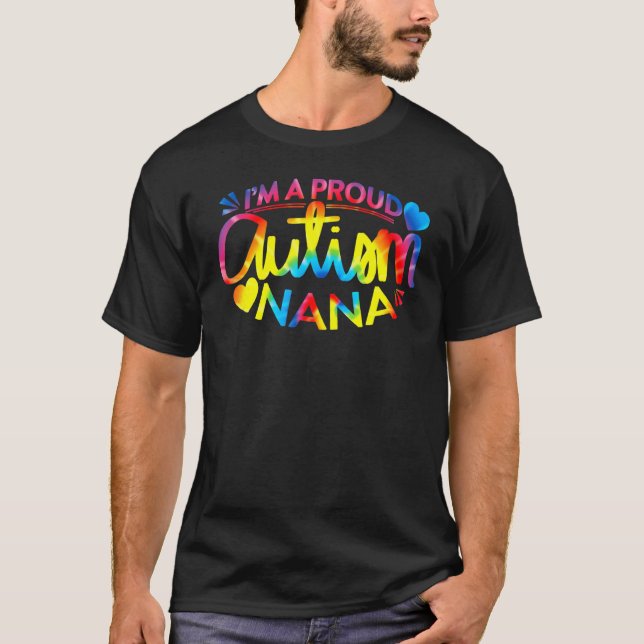 Autismus Bewusstsein I ist ein stolzes Autismus Na T-Shirt (Vorderseite)