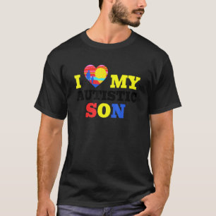 Autismus-Bewusstsein Ich liebe meinen autistischen T-Shirt