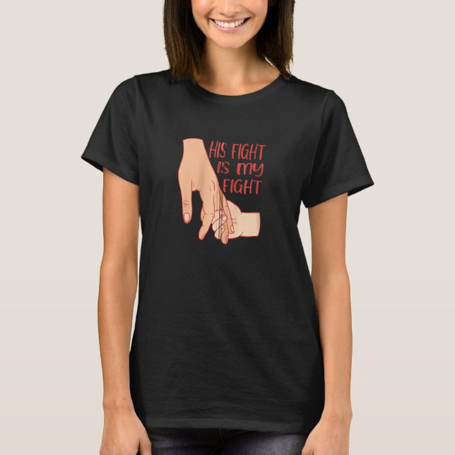 Autismus Bewusstsein ist sein Kampf ist mein Kampf T-Shirt (Vorderseite)