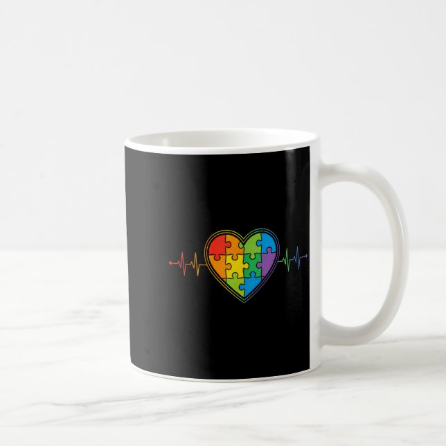 Autismus-Bewusstsein  Kaffeetasse (Rechts)