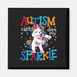Autismus-Bewusstsein Kinder Einhorn Für Autismus-M Magnet