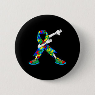 Autismus Bewusstsein Kinder Jungen Kleinkinder Dab Button