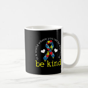 Autismus Bewusstsein Kindness Band Herz Kaffeetasse