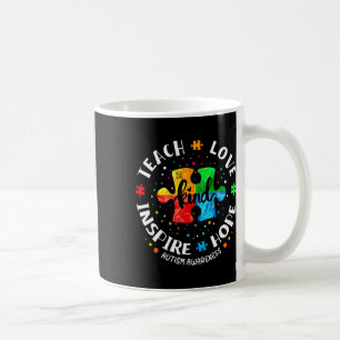 Autismus Bewusstsein Lehrer Shirt Autismus Bewusst Kaffeetasse